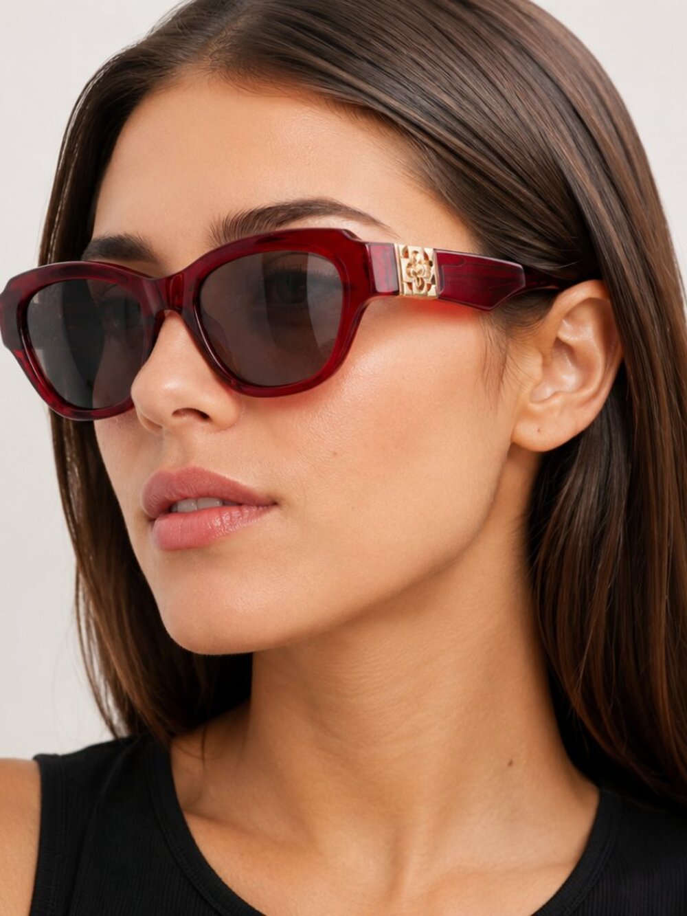 NWT Burberry 52mm Irregular Sunglasses Italy